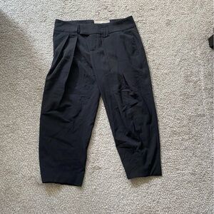 Anthropologie Black Cropped Pants